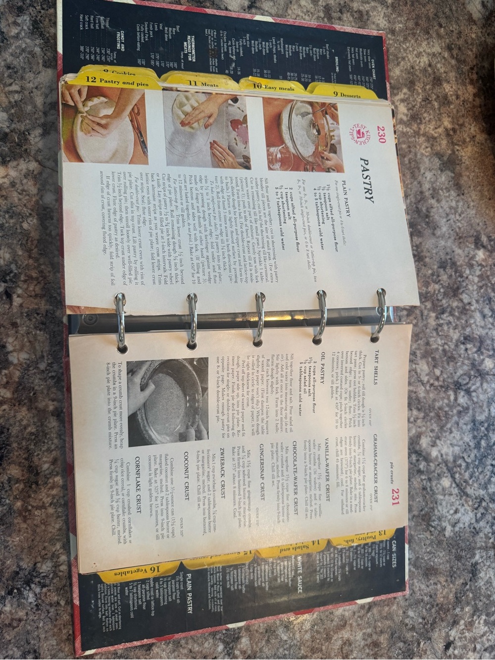 Better Homes And Gardens Red and Cream Checkered Cookbook - Picture 6 of 7